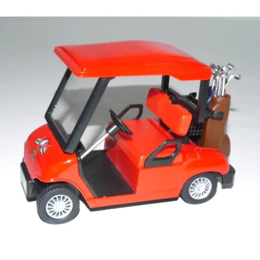 KINSFUN Little Mini Red Plastic GOLF CART 4